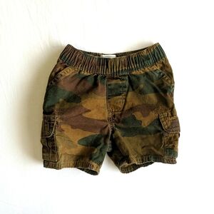 children's place camo cargo pocket utility shorts 9-12 months baby boy